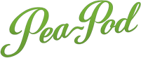 Pea Pod Text Logo